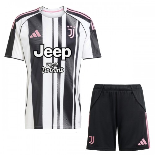 Günstige Fußballtrikots Juventus Kinder Heimtrikot 2025-26 Kurzarm Günstige Fußballtrikots Juventus Kinder Heimtrikot 2025-26 Kurzarm